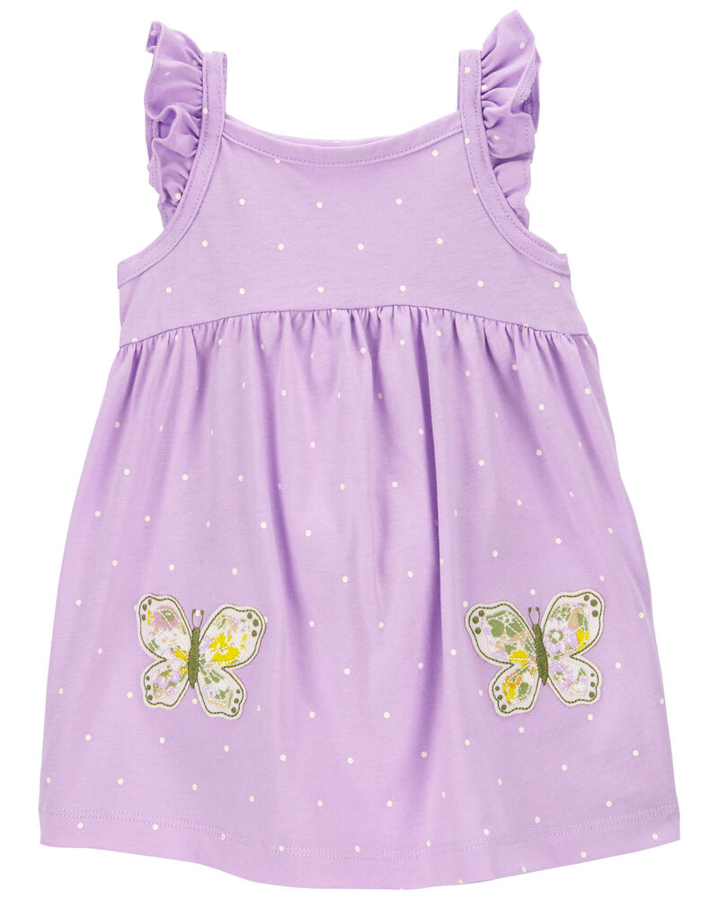 Baby Butterfly Flutter Dress, image 1 of 5 slides