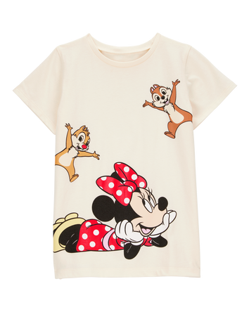 Kid Disney© Minnie Mouse Short-Sleeve Graphic Tee - Cream, 
