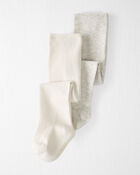 Baby 2-Pack Tights Made with Organic Cotton, image 1 of 3 slides