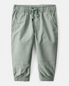 Baby Boy Cotton Pull-On Fashion Pants - Green, image 1 of 4 slides