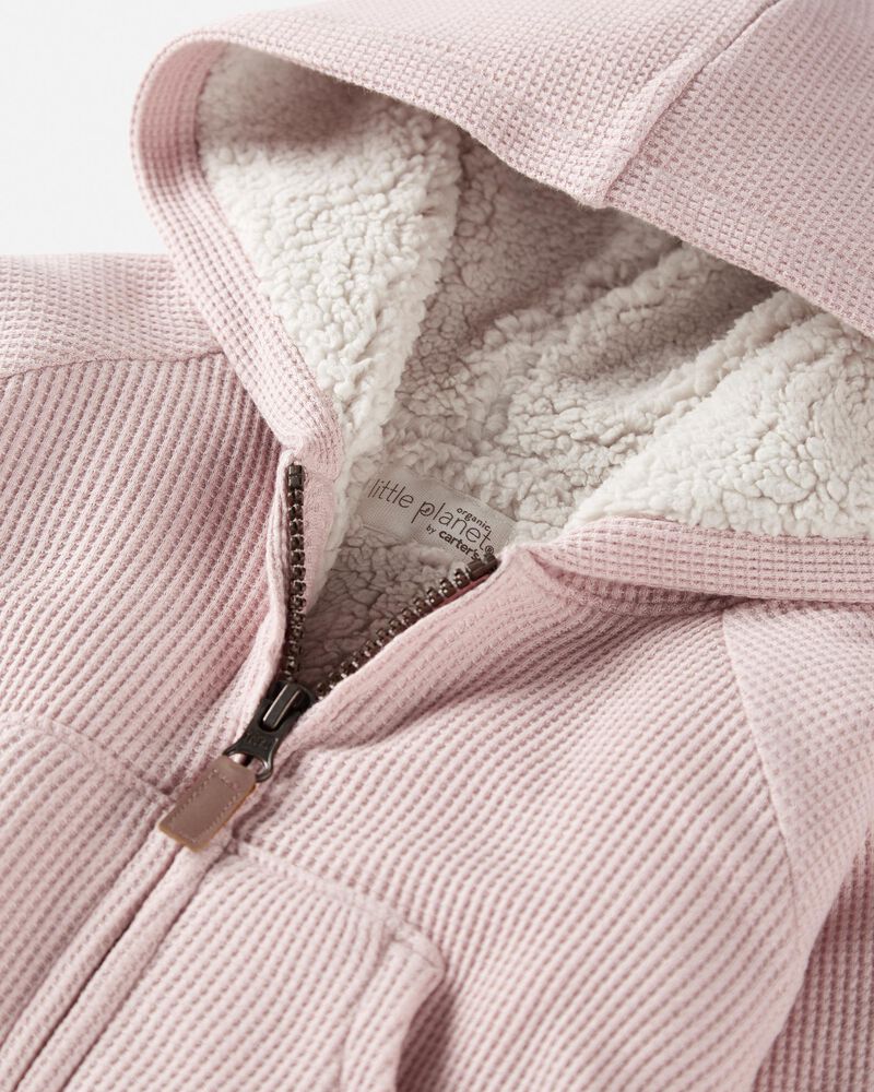 Baby Sherpa Lined Jacket Made with Organic Cotton
, image 3 of 5 slides