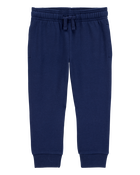 Baby Pull-On Drawstring Joggers - Grey, image 1 of 4 slides
