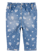 Baby Paperbag Waist Jeans - Blue, image 2 of 4 slides