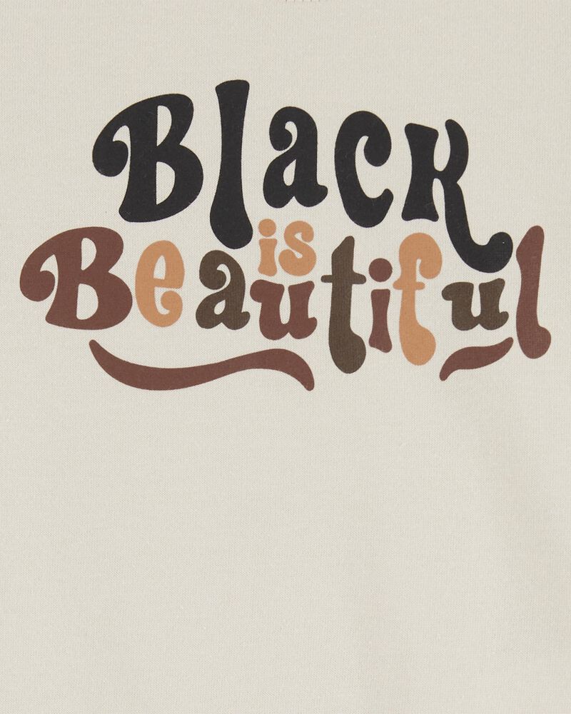 Baby Black Is Beautiful Cotton Bodysuit, image 2 of 3 slides