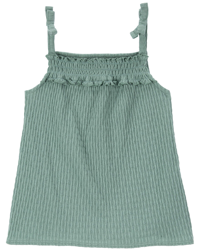 Baby Textured Smocked Tank, image 1 of 3 slides