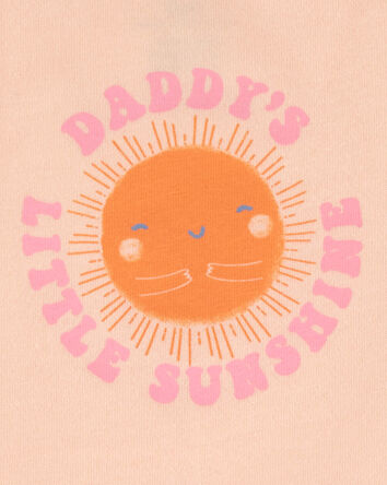 Baby 'Daddy's Little Sunshine' Sleeveless Bodysuit, 