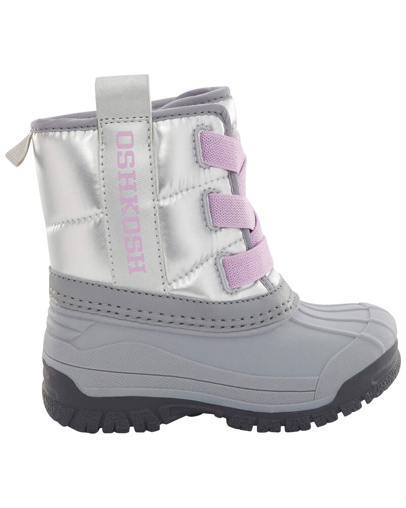Toddler Lace-Up Snow Boots, image 2 of 7 slides