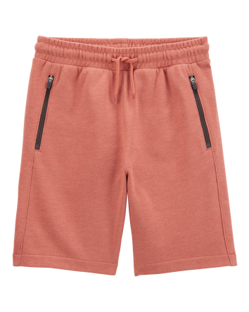 Kid Drawstring Lounge Short - Rust, 