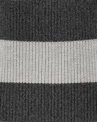 Toddler Crewneck Cable Knit Striped Sweater
, image 2 of 3 slides