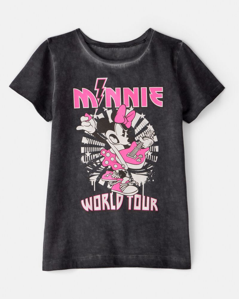 Kid Disney© Minnie Mouse Music Short-Sleeve Graphic Tee - Black/Pink, image 1 of 4 slides