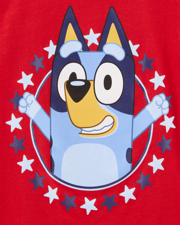 Toddler 4th Of July Bluey Tee, 