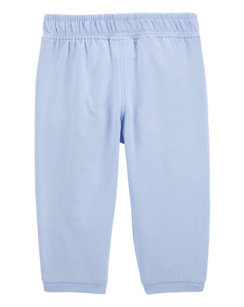Baby Pull-On French Terry Joggers - Blue, 