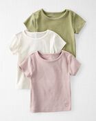 3-Pack Organic Cotton Tees, image 1 of 4 slides