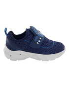 Toddler Dinosaur Light-Up Athletic Sneakers - Navy, image 3 of 8 slides