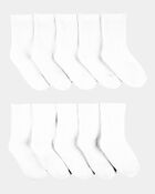 Toddler 10-Pack Crew Socks, image 1 of 2 slides