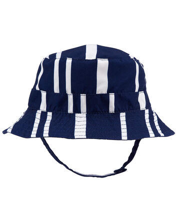 Baby Striped Swim Bucket Hat, 