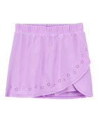 Kid Active Wrap Skort - Purple, image 1 of 4 slides