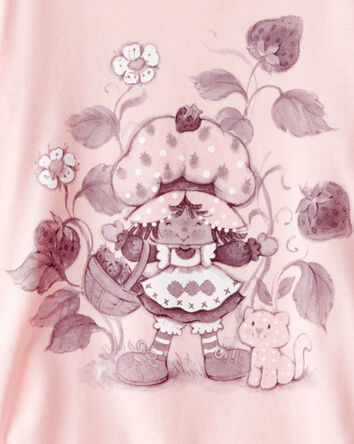 Kid Strawberry Shortcake Ruched Short-Sleeve Graphic Tee - Pink, 