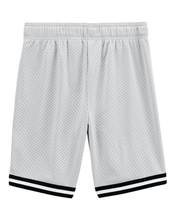 Kid Fan-Favorite Mesh Short - Gray, 