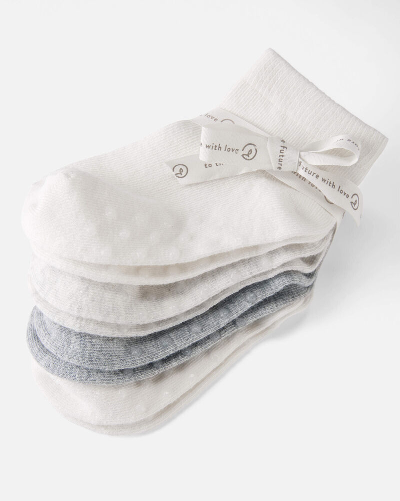 Toddler 4-Pack Slip Resistant Socks, image 2 of 4 slides