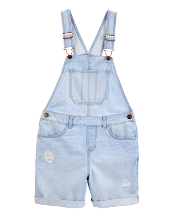 Kid Iconic Denim Shortalls - Blue, 