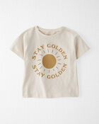 Toddler Organic Cotton Stay Golden Graphic Tee, image 1 of 4 slides
