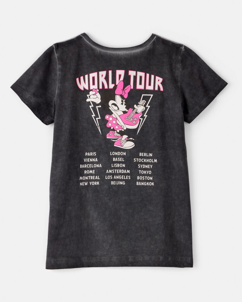 Kid Disney© Minnie Mouse Music Short-Sleeve Graphic Tee - Black/Pink, image 2 of 4 slides