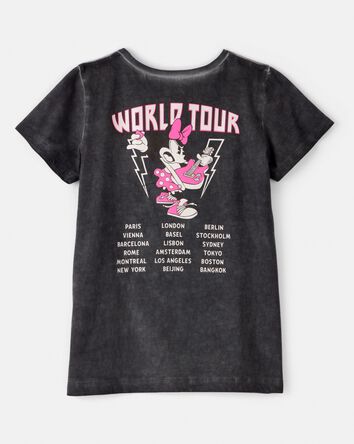Kid Disney© Minnie Mouse Music Short-Sleeve Graphic Tee - Black/Pink, 