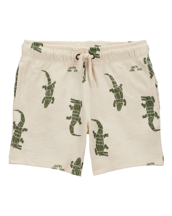 Toddler Alligator Pull-On Shorts, 