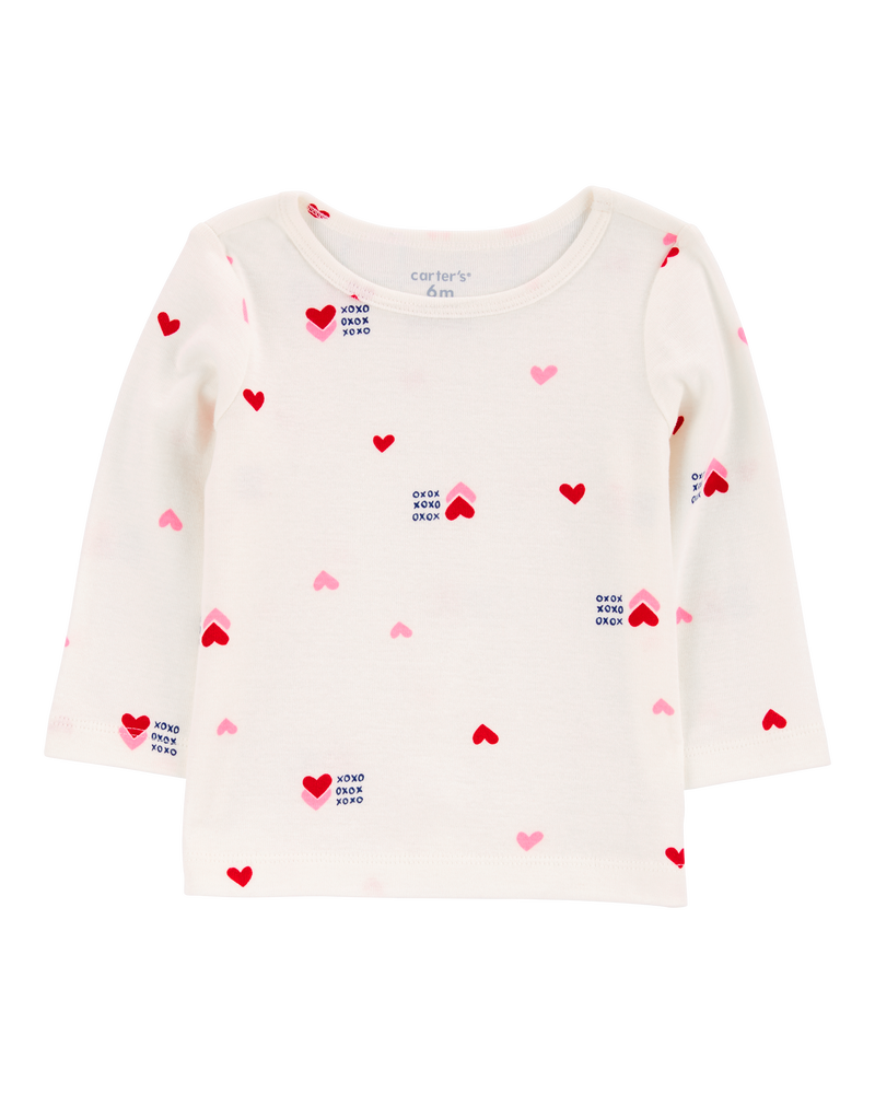 Baby 3-Piece Heart Print Jumper Set, image 3 of 6 slides