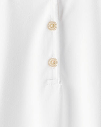 Kid Active Uniform Polo Shirt in Moisture Wicking BeCool™ Fabric - White, 