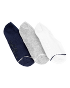 Toddler 3-Pack No-Show Socks, image 1 of 2 slides