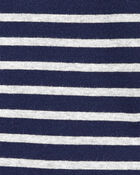 Baby 1-Piece Striped 100% Snug Fit Cotton Pajamas, image 2 of 3 slides