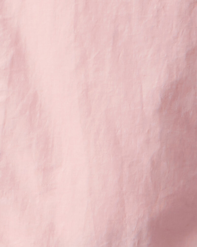 Girls Woven Cargo Joggers - Pink, image 4 of 5 slides