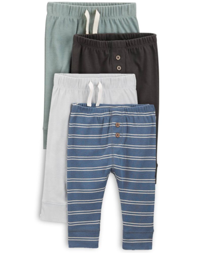 Baby 4-Pack Pull-On Cotton Pants
, image 1 of 9 slides