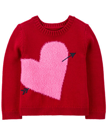 Heart Sweater - Red, 