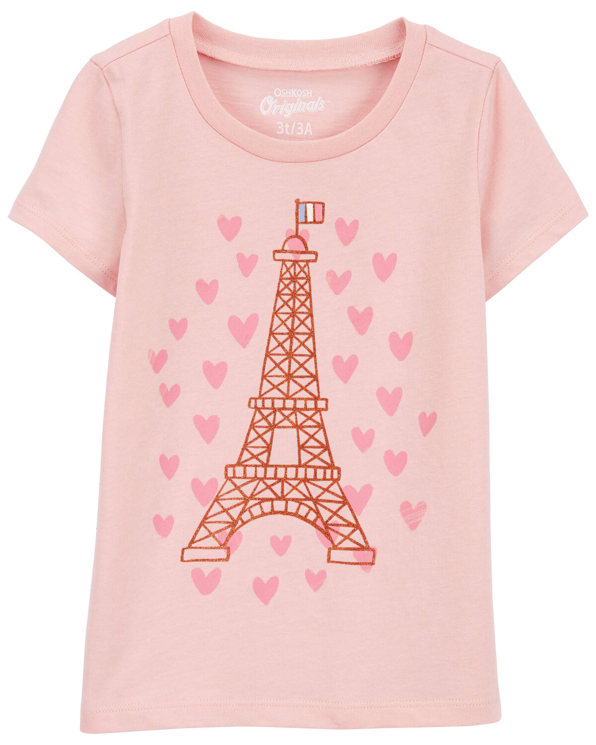 Toddler Love Paris Graphic Tee