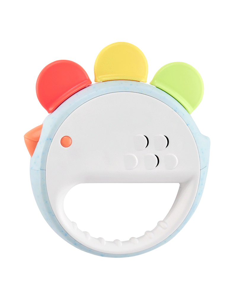 Farmstand Feelin' Clucky Musical Tambourine Baby Toy, image 5 of 5 slides