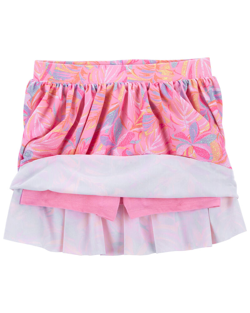 Toddler Palm Print Active Skort, image 2 of 3 slides
