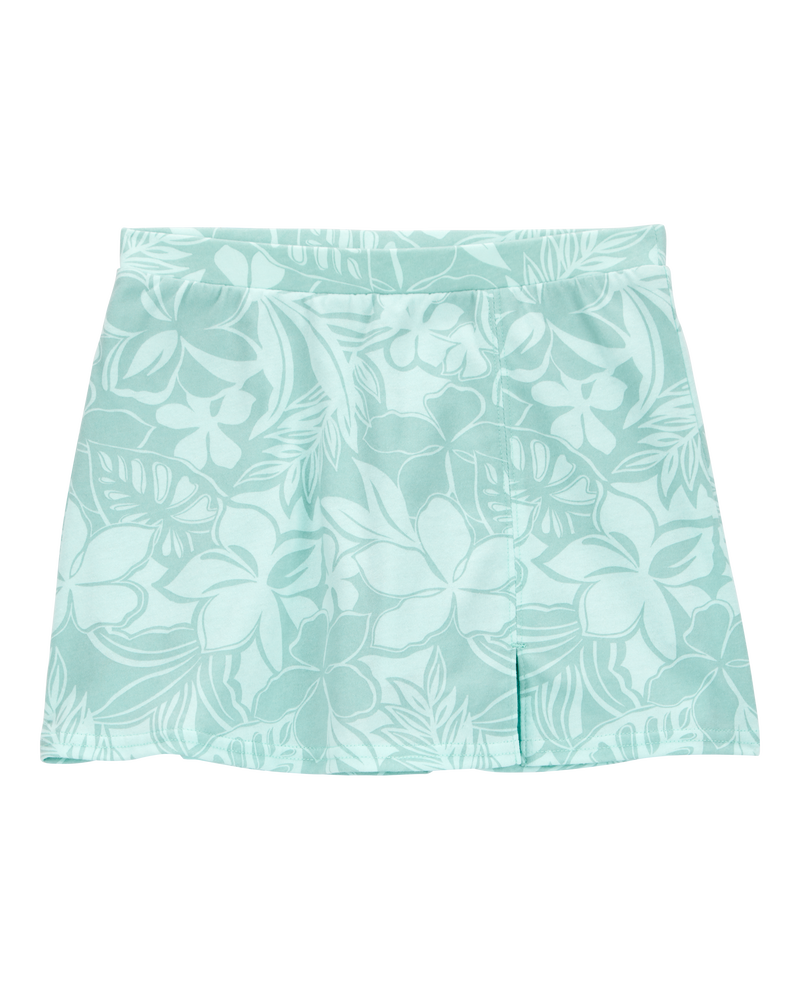 Girls Floral Golf Skort - Blue, image 1 of 4 slides
