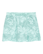 Girls Floral Golf Skort - Blue, image 1 of 4 slides