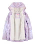 Kid Lavender Shine Mid-Weight Fleece-Lined Jacket, image 2 of 3 slides