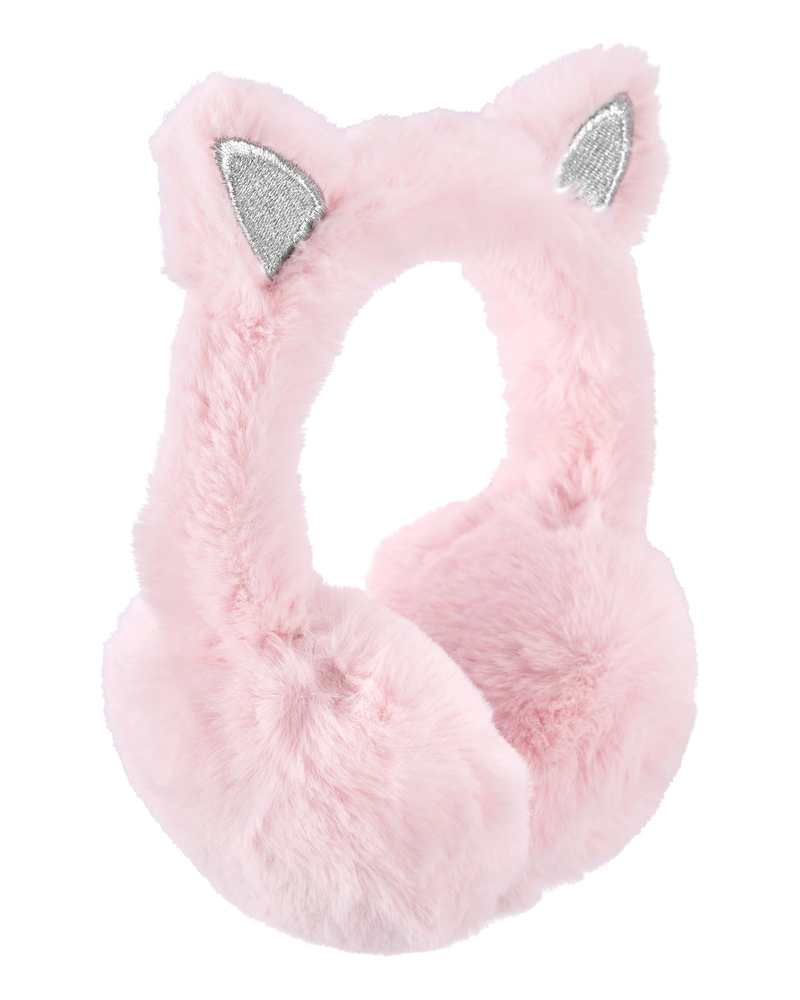 Kid Cat Ear Earmuffs, image 1 of 2 slides
