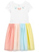 Multi - Kid Rainbow Tutu Dress