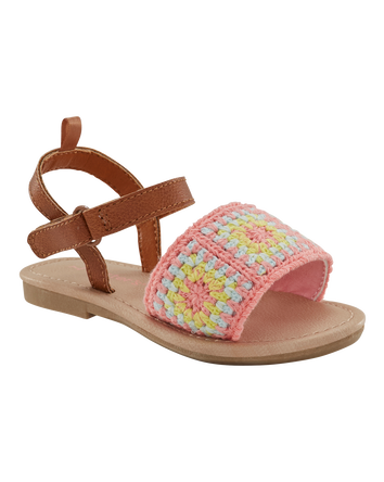Toddler Crochet Sandals, 