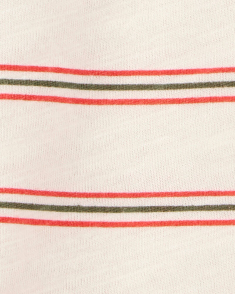Toddler 2-Piece Striped Slub Jersey Henley & Pull-On Shorts Set, image 3 of 6 slides