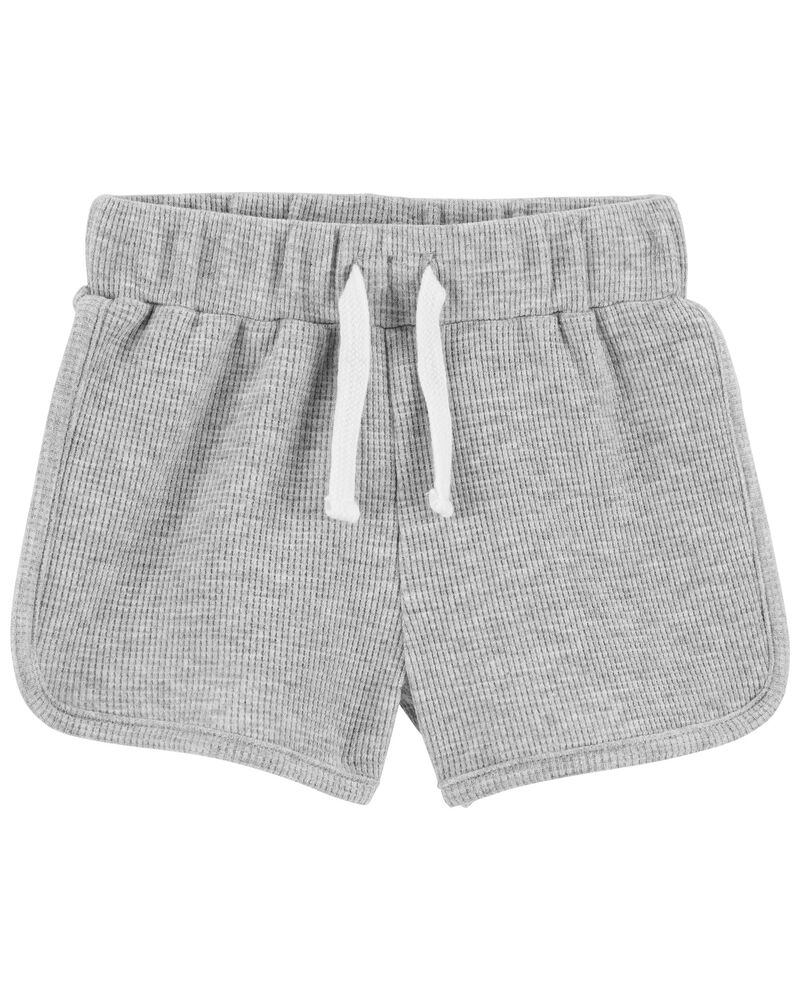 Baby Pull-On Waffle Knit Shorts, image 1 of 2 slides
