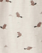 Toddler Boy 2-Pack Organic Cotton Tees in Beavers' Creek Print, image 4 of 6 slides