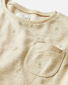 Girls 2-Piece Pineapple-Print Set Made with Organic Cotton, image 3 of 5 slides