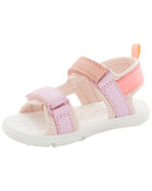 Baby Every Step® Hook & Loop Soft Sandals, image 6 of 6 slides